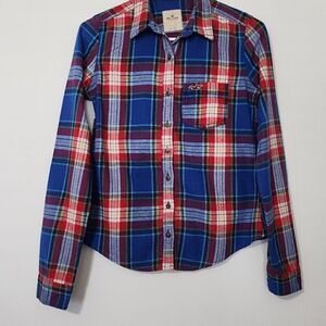 Hollister Women's - Size S - Flannel Plaid Shirt
